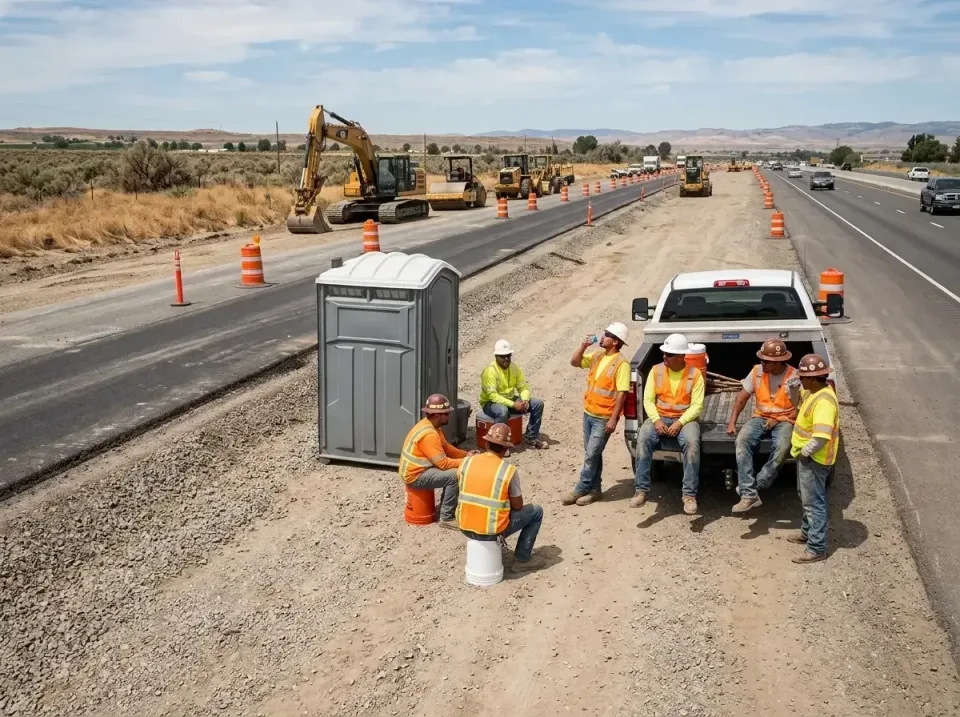 highway-road-construction-crew-007 — frequently asked questions, Porta Potty and Restroom Rentals in Broad Brook, CT